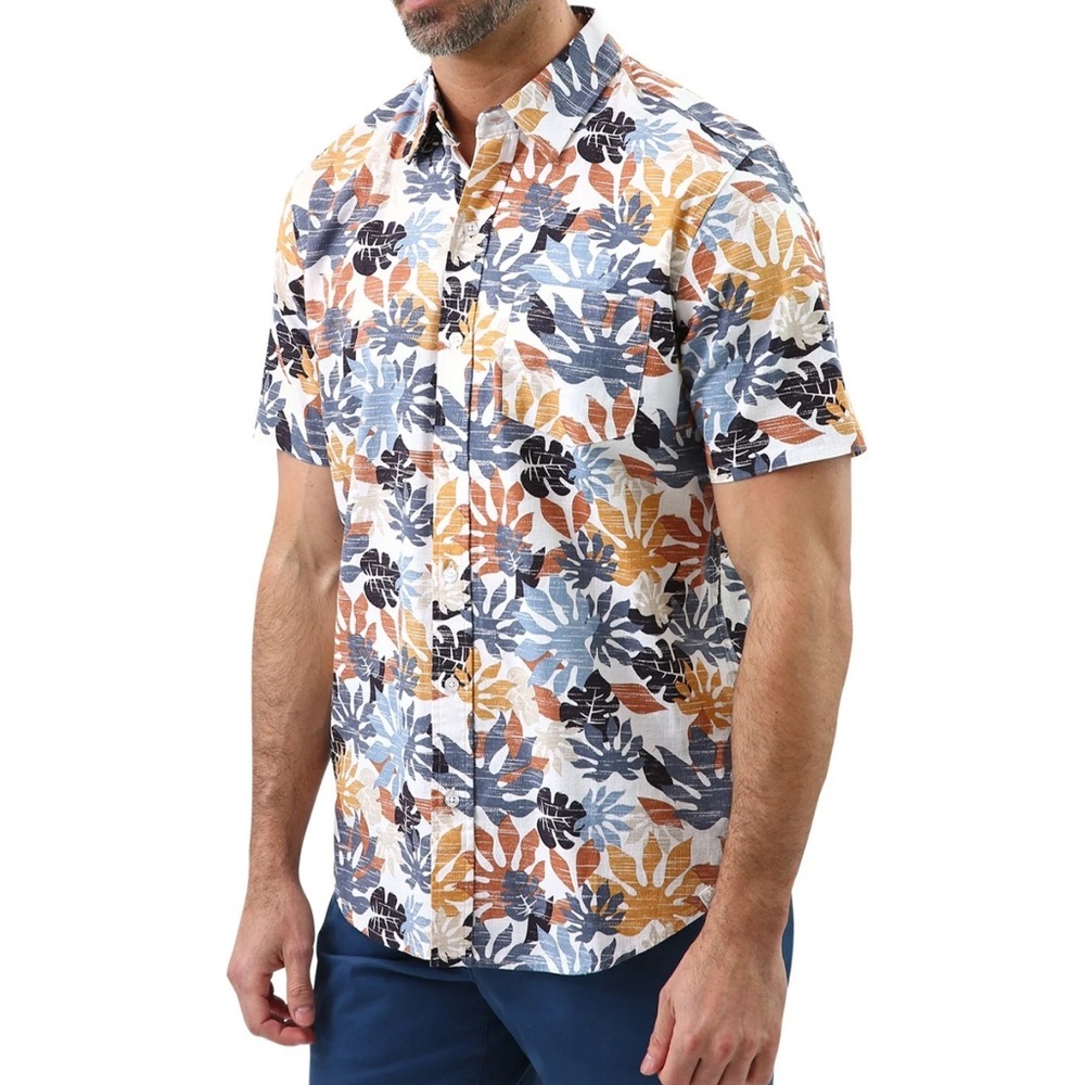 Chaps Floral Short Sleeve Shirt